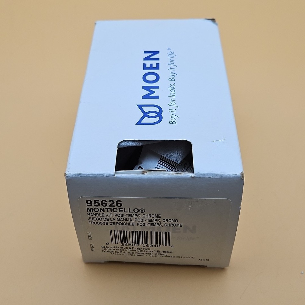 Moen 95626 Chrome Single Handle Kit Monticello Brand New Open Box